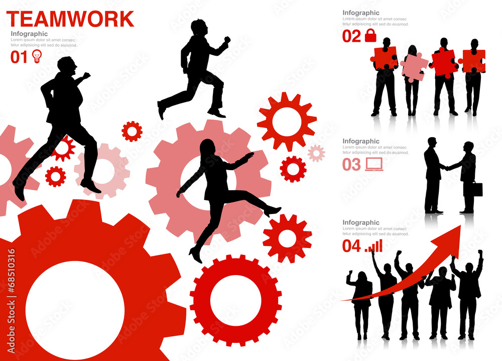 Successful Business Concept with Group of People Successful Business Concept with Group of People
