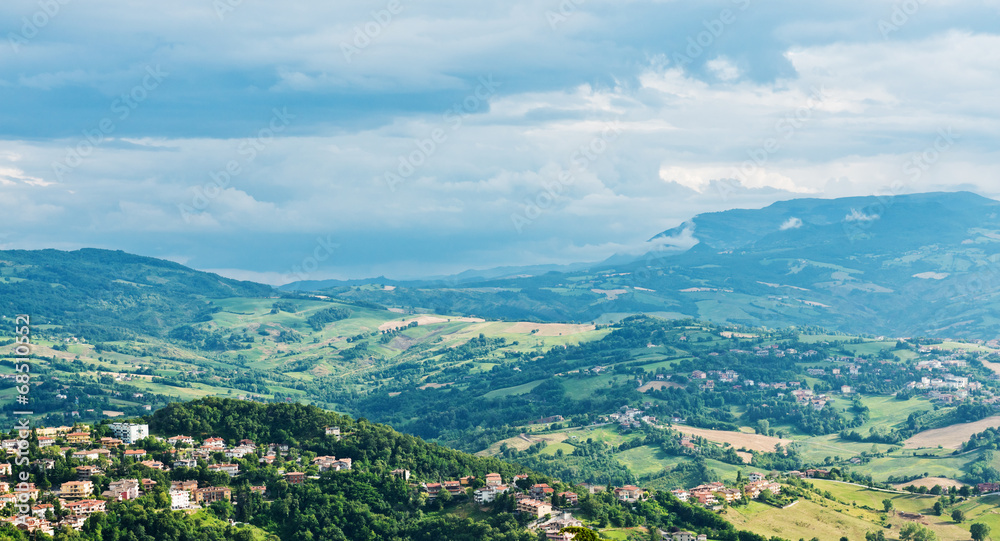 San Marino landscape.