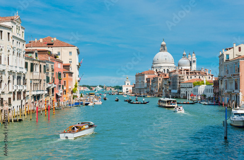 Grand Canal and Basilica Santa Maria della Salute, Venice, Italy © Valeri Luzina