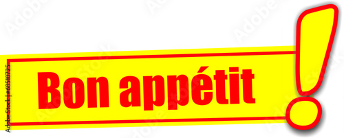 étiquette bon appétit