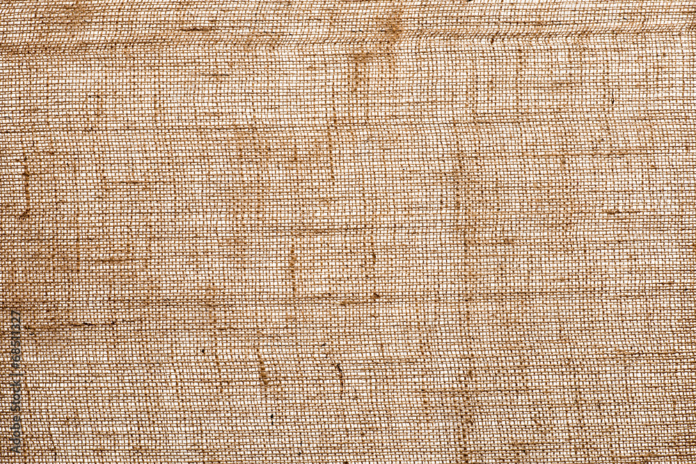 Background texture of woven jute fabric Background texture of woven jute fabric