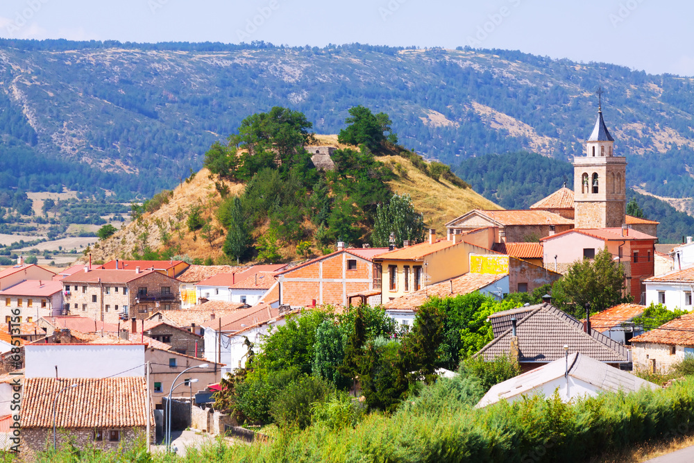 Obraz premium village in Aragon. Frias de Albarracin