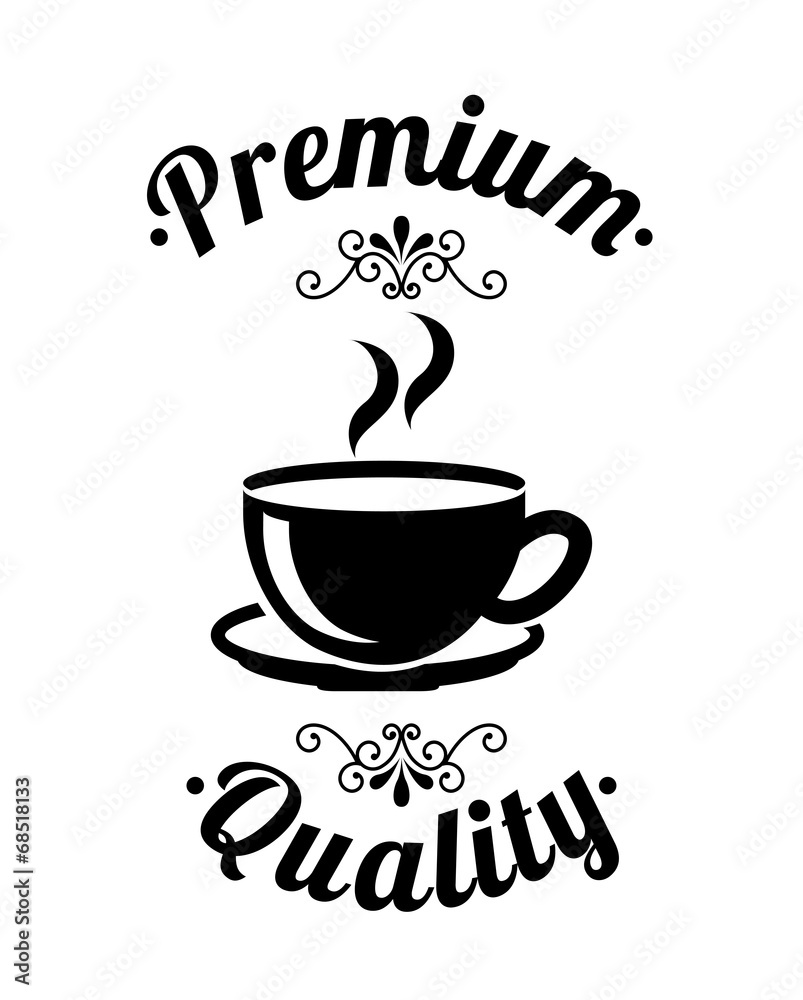 Obraz premium coffee design