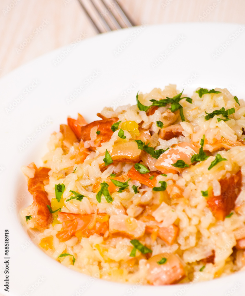 risotto with fish risotto with fish
