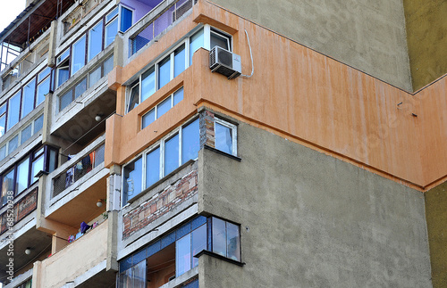 Old apartments in Bulgaria