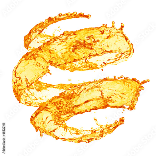 orange juice splash