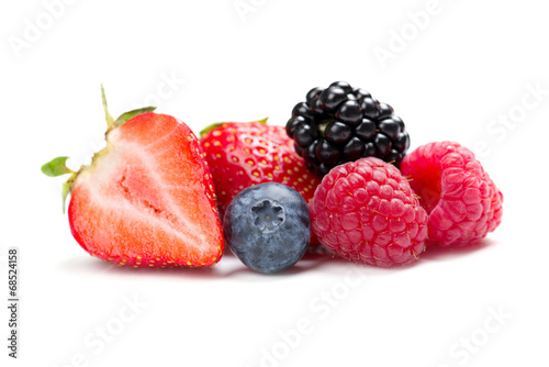 raspberry, strawberry, blueberry and blackberry © grthirteen