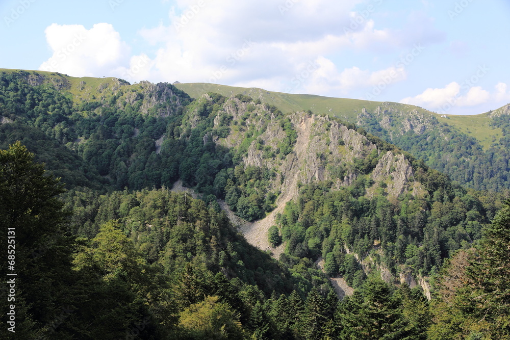 Les Spitzkoepfe dans la vallée de Munster