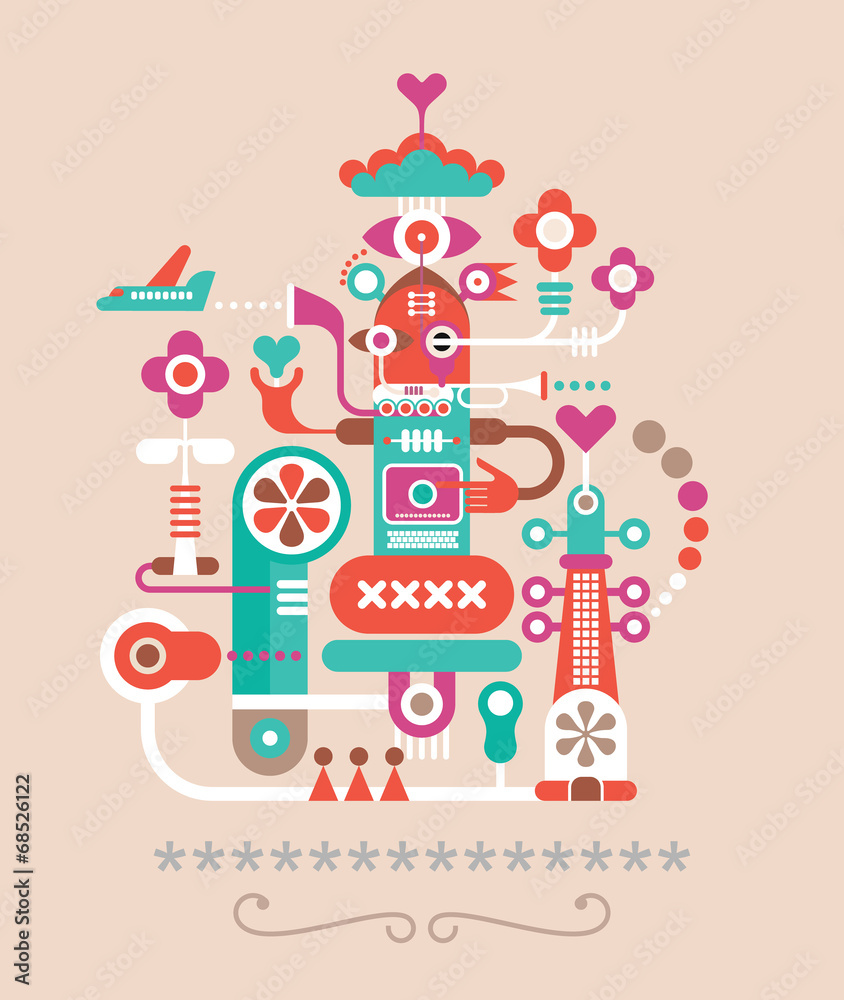 Fototapeta premium Abstract Art