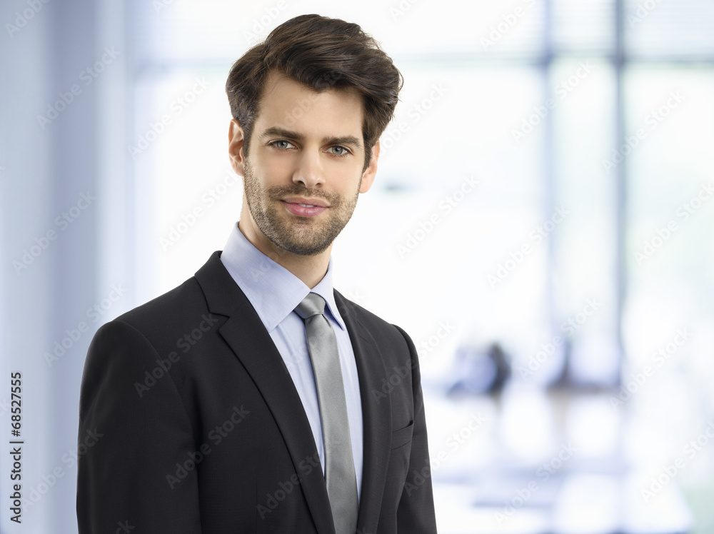 Confident young businessman portrait Confident young businessman portrait