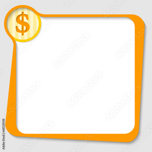 yellow text box for any text with dollar symbol