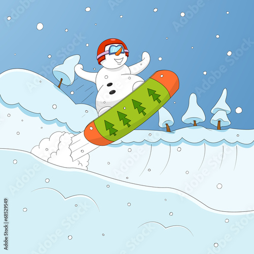 Extreme snowman