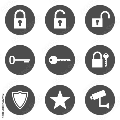 Security Icons Sicherheit