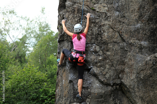 Girl Rock Climber
