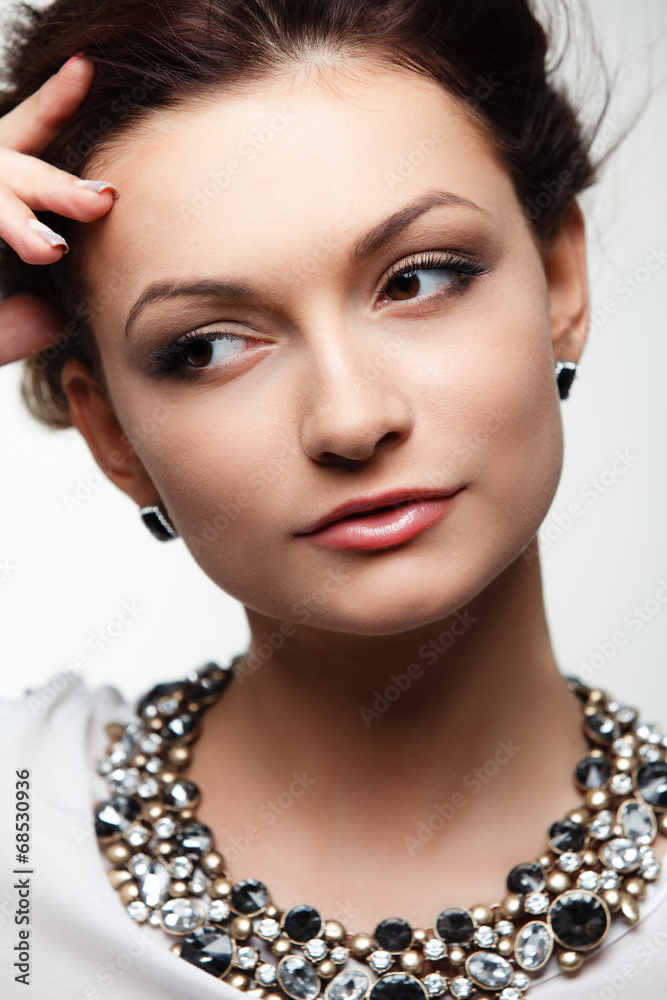 Beauty Girl. Beautiful Young Woman with Fresh Clean Skin, Beauty Girl. Beautiful Young Woman with Fresh Clean Skin,