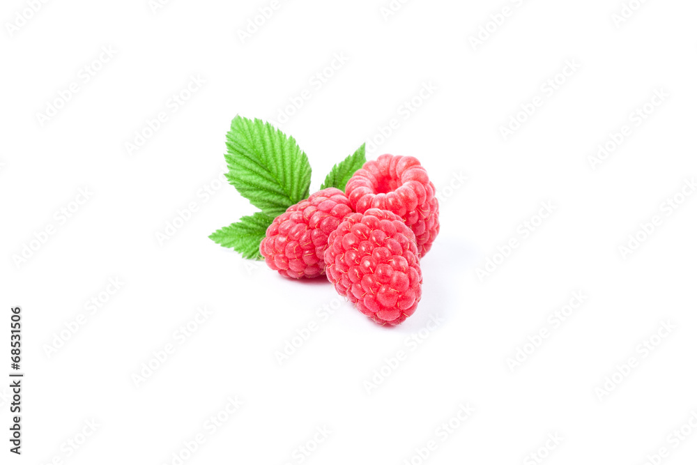 Isolated raspberry Isolated raspberry