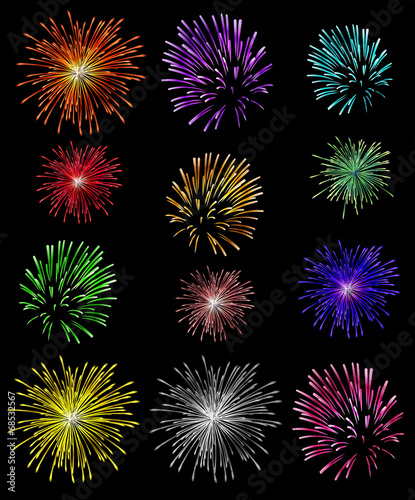 Fireworks background
