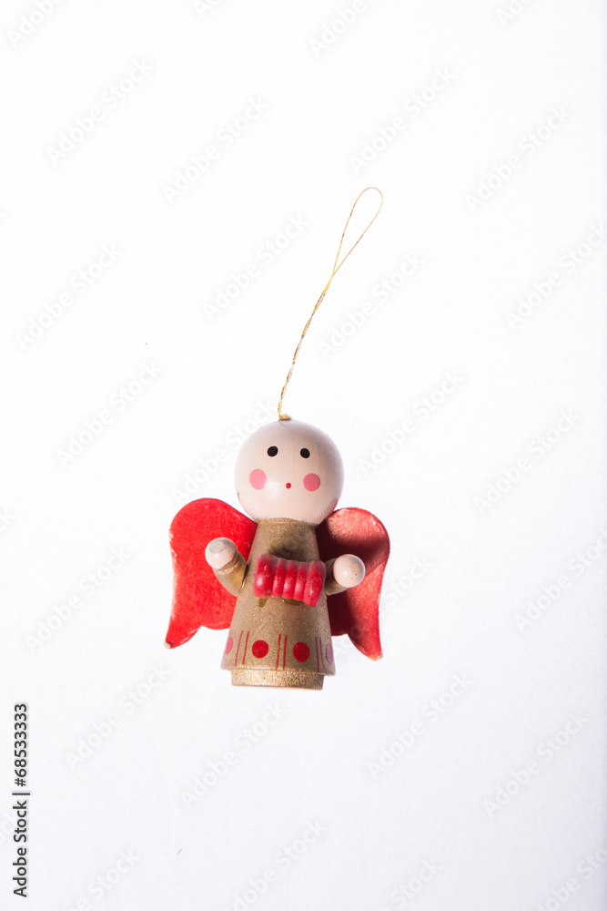 christmas tree ornament isolated