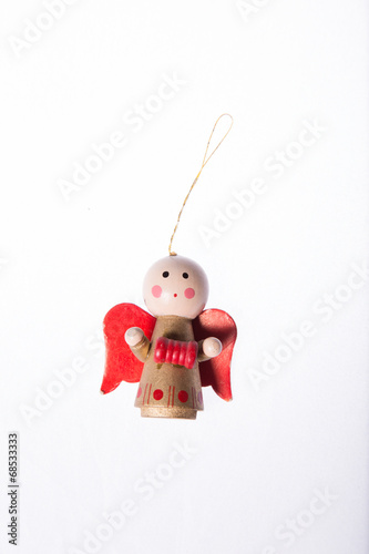 Obraz na płótnie christmas tree ornament isolated w salonie