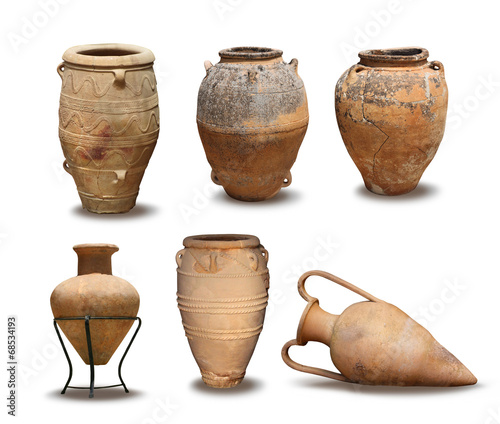 Antique and Minoan vase collection