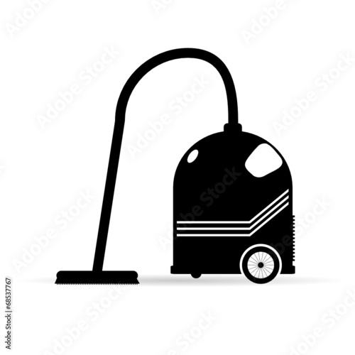 vacuum cleaned vector illustration