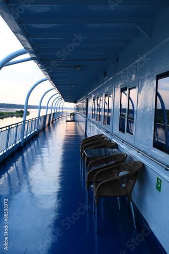 Details of deck and cabins © Arkady Chubykin