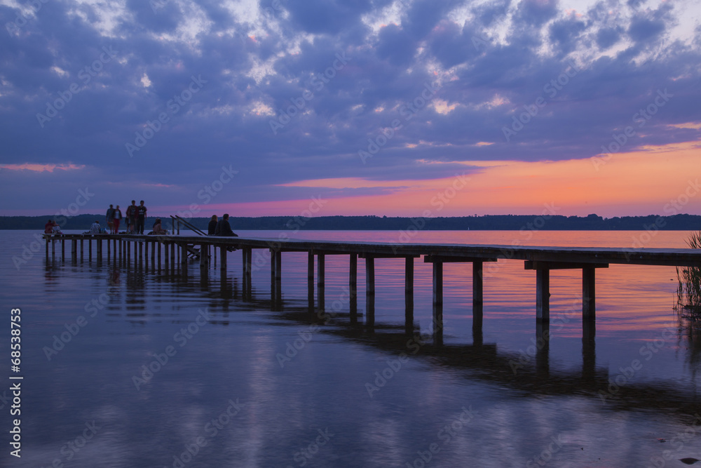 Obraz premium Starnberger See am Abend