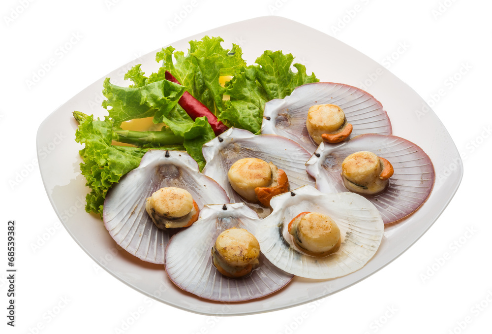 Grilled scallops Grilled scallops
