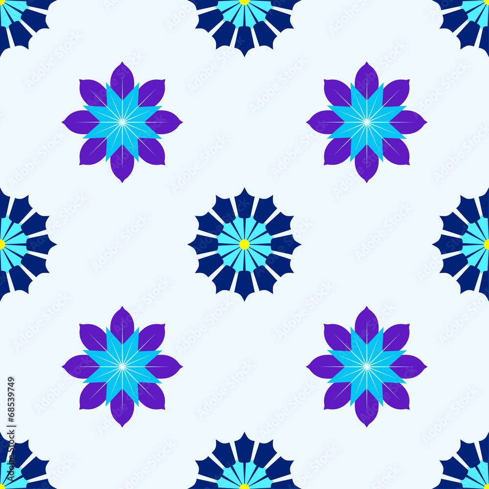 Seamless flower pattern Seamless flower pattern