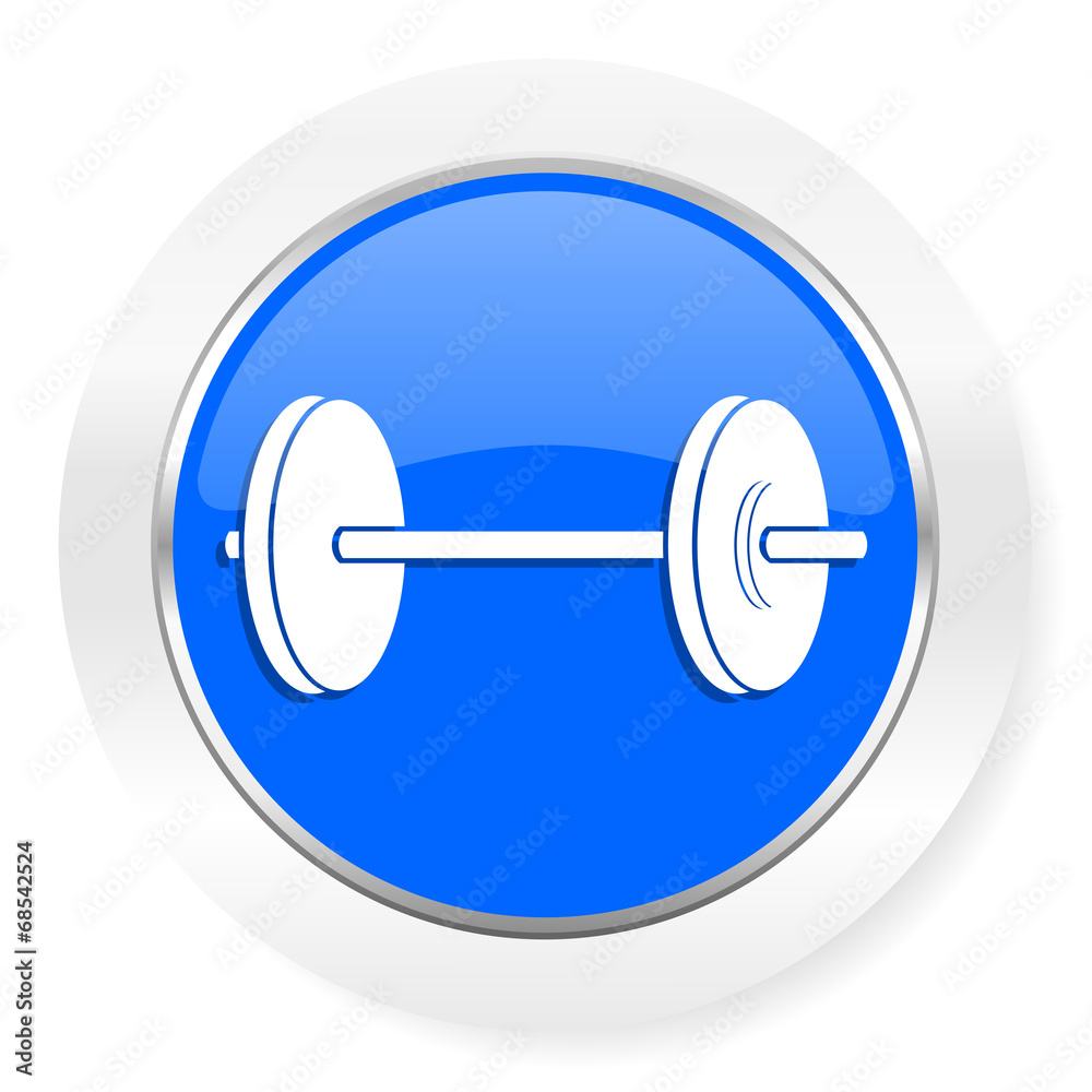fitness blue glossy web icon fitness blue glossy web icon