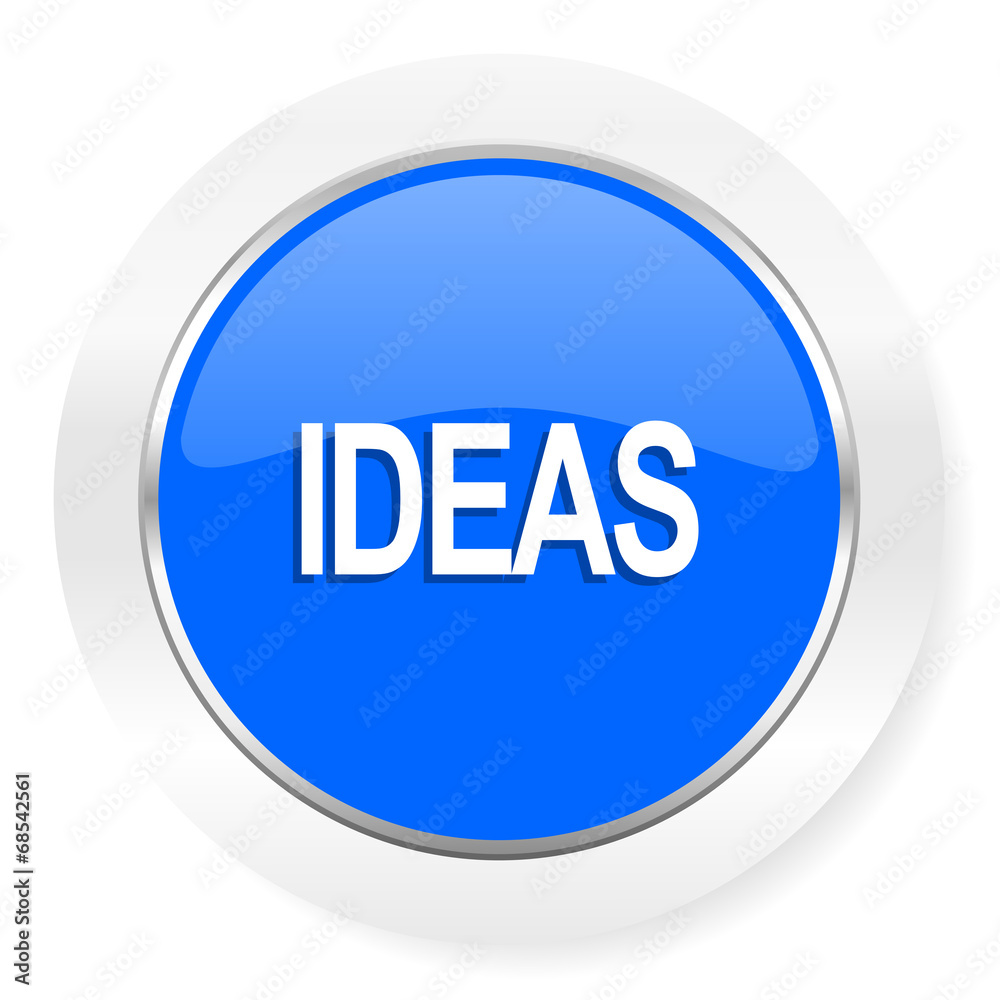 ideas blue glossy web icon ideas blue glossy web icon