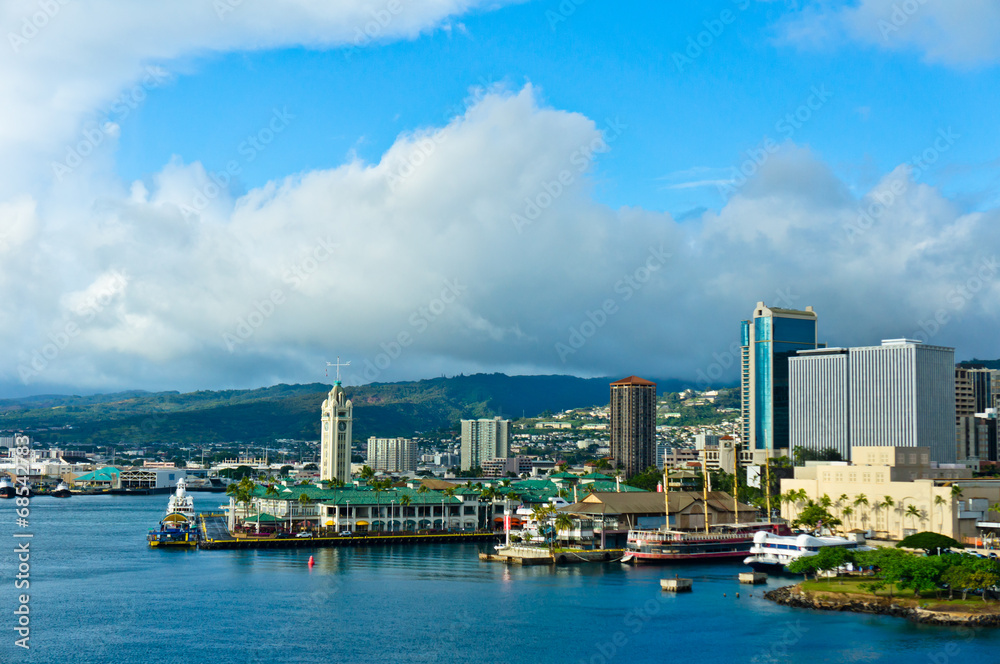 Beautiful view of Honolulu, Hawaii, United States