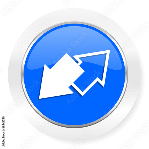 exchange blue glossy web icon Free Download exchange blue glossy web icon - GFXLoad