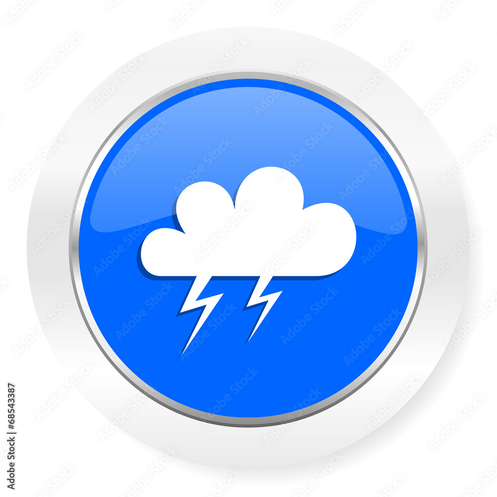 storm blue glossy web icon storm blue glossy web icon