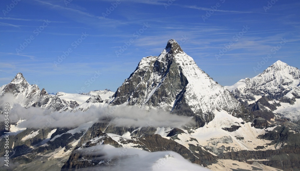 Near the Matterhorn in the Swiss Alps