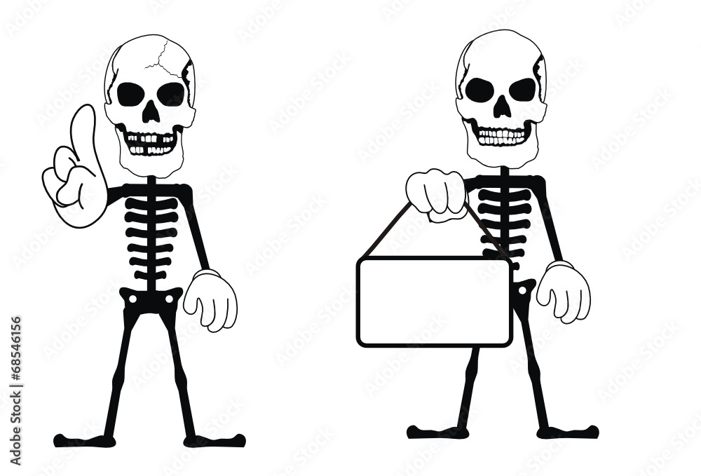 skull funny cartoon set skull funny cartoon set