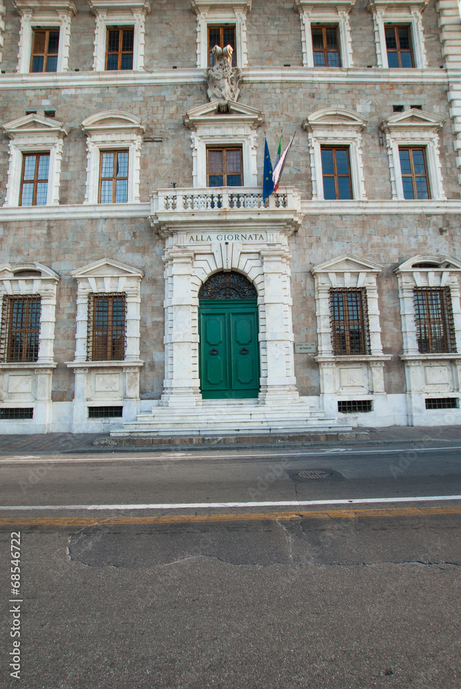 Facciata palazzi signorili, centro storico, Pisa Facciata palazzi signorili, centro storico, Pisa
