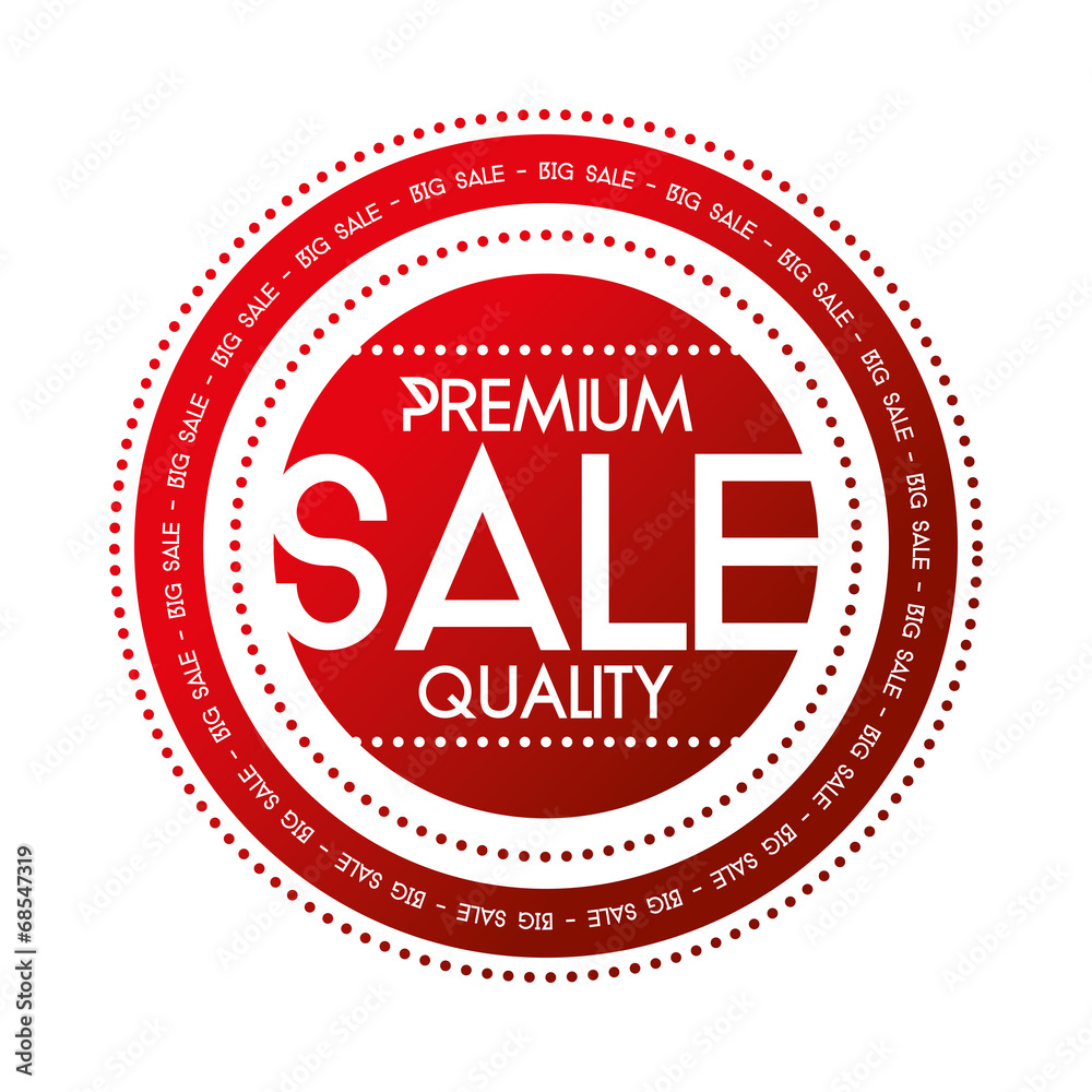 Red Label Isolated On White Background Red Label Isolated On White Background