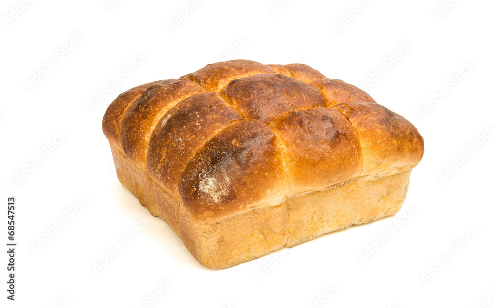 Fresh bread isolated on white background Fresh bread isolated on white background