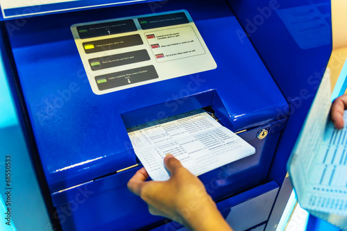 Saving deposit passbook Updating