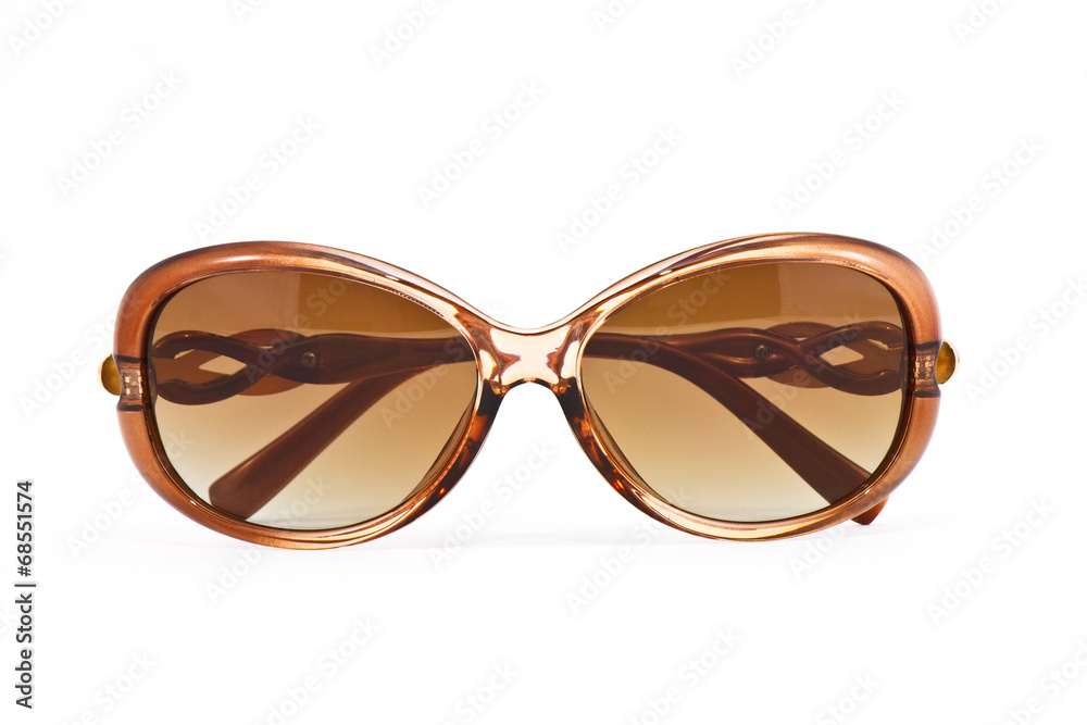 Women sunglasses on white background Women sunglasses on white background