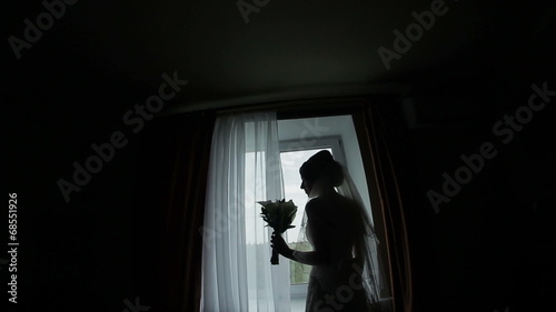 Bouqet and Bride photo