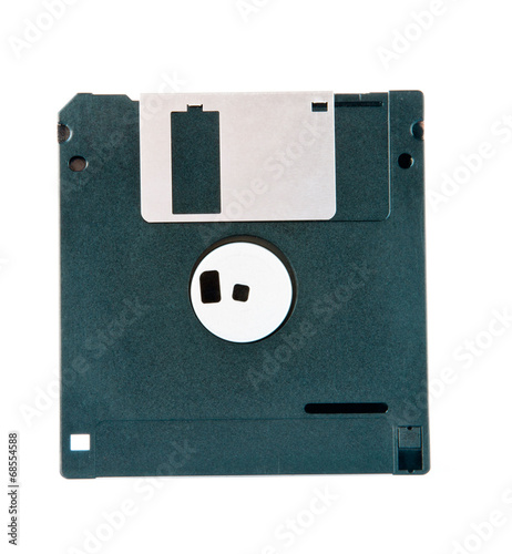 floppy disk on white background