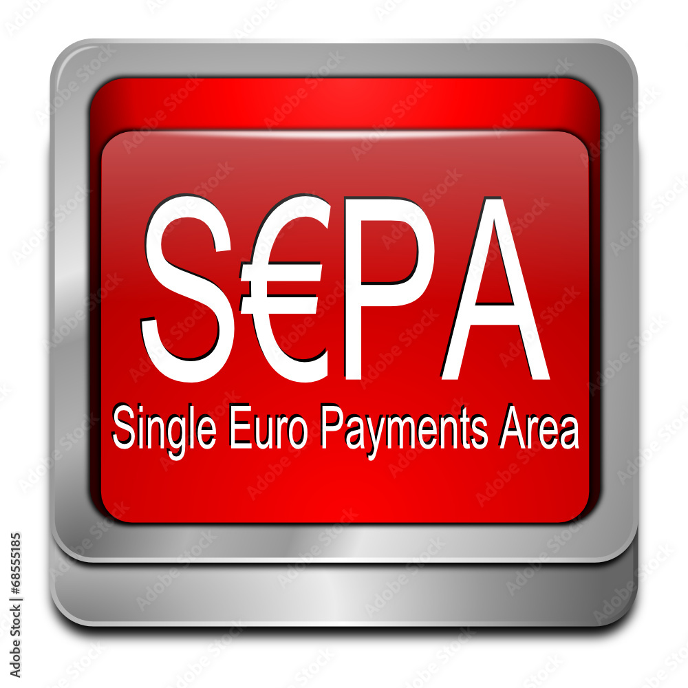 SEPA - Single Euro Payments Area - Button SEPA - Single Euro Payments Area - Button