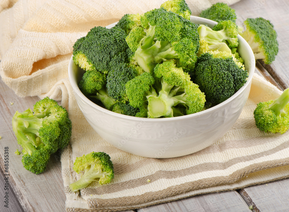 Fresh green broccoli Fresh green broccoli