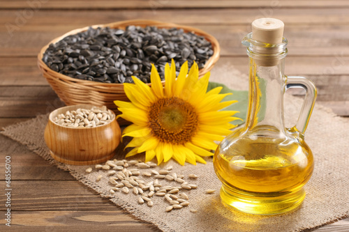 sunflower oil, seed and sunflower