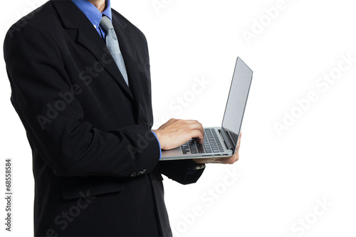 businessman with a laptop © tiverylucky