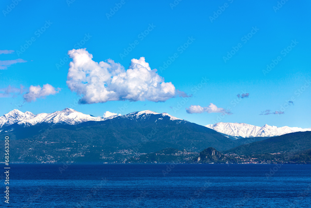  Lake Maggiore and Swiss Alps