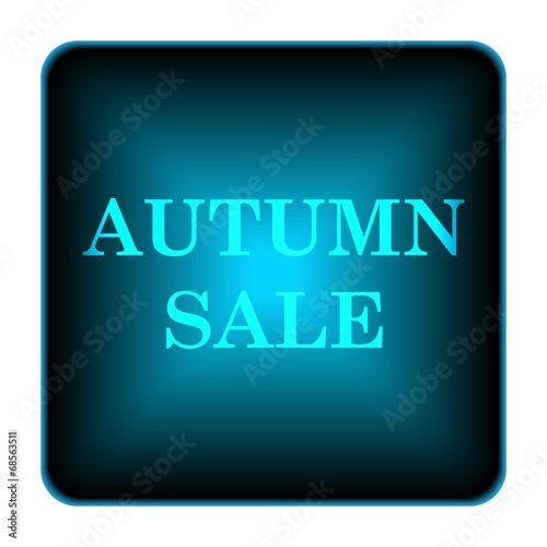 Autumn sale icon