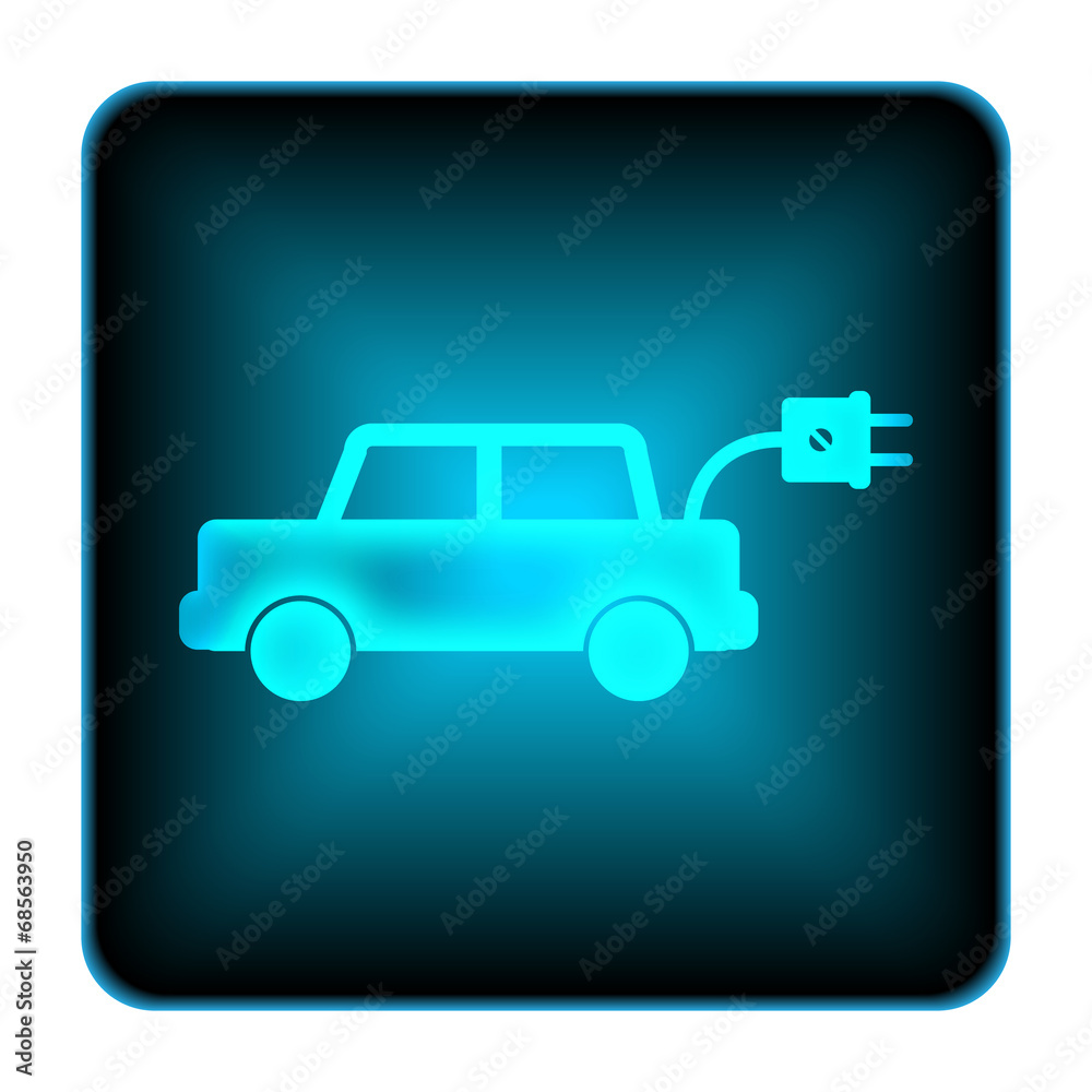 Electric car icon Electric car icon